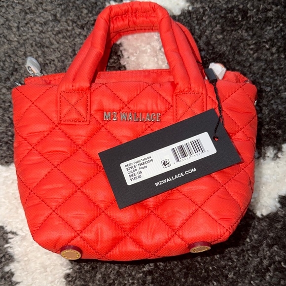 MZ Wallace Poppi (Orange) Petite Metro Tote Deluxe. New With Tags - Picture 7 of 8